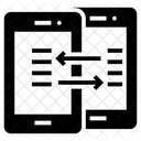 Datengerätesynchronisierung  Symbol