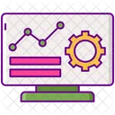 Datengesteuerte Analyse Diagramme Daten Symbol