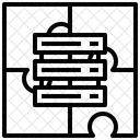 Integration Daten Kombination Symbol