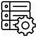 Datenmanagement Datenverarbeitung Einstellung Symbol