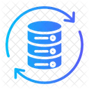 Datenintegration Server Datenspeicherung Symbol