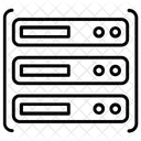 Daten Verwaltung Server Symbol