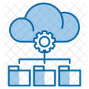 Daten Management Cloud Symbol