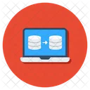 Datenmigration Datenubertragung Datenaustausch Icon