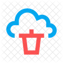 Wolke Korb Mulleimer Symbol