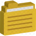 Datenordner Datenspeicher Dokumentenordner Icon