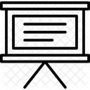 Datenprasentation Geschaftsprasentation Zeichenflache Symbol
