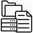 Datenquelle Datenserver Datenbank Symbol