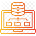 Datenerfassung Laptop Ordner Symbol