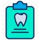 Zwischenablage Checkliste Dental Symbol