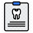 Dental Aufzeichnung Zahn Icon