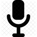 Aufnahmemikrofon Audio Mikrofon Symbol