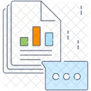 Datenanalyse Geschaftsbericht Infografik Symbol