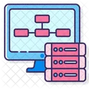 Datenschnittstellen Binardatenbank Binarspeicher Symbol