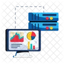 Datenserver Serveranalyse Businessserver Symbol