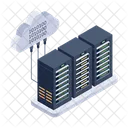 Rechenzentrum Datenhosting Datenserver Symbol