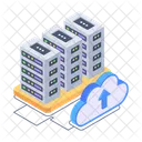 Rechenzentrum Datenhosting Datenserver Symbol