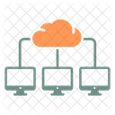 Datenserver Cloud Wolken Symbol