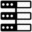 Datenserver Mainframe Datenspeicher Symbol