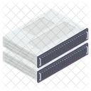 Datenserver Rack Rechenzentrum Datenserver Symbol