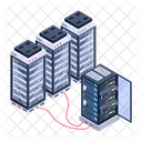 Serverhosting Datenserverraum Server Symbol