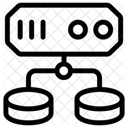 Datenservernetzwerk  Symbol