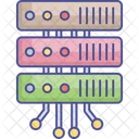 Datenspeichergerat Rack Computer Rackmount Server Symbol