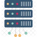 Datenspeichergerat Rack Computer Rackmount Server Symbol