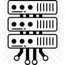 Datenspeichergerat Rack Computer Rackmount Server Symbol