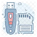 USB Elektronische Hardware USB Speicher Symbol