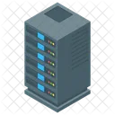 Datenspeicherserver Rechenzentrum Datenserver Symbol