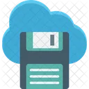 Cloud Computing Cloud Diskette Datenspeicherung Symbol