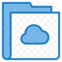 Cloud Ordner Speicherordner Symbol