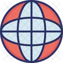 Datenspeicherung Global Globus Symbol