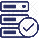 Datenspeicherung Erfolgreich Datenbank Erfolgreich Server Erfolgreich Symbol