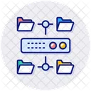 Datenstruktur Verbindung Daten Symbol