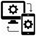 Datenubertragung Datensynchronisation Datensynchronisation Symbol