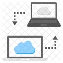 Cloud Daten Synchronisation Symbol