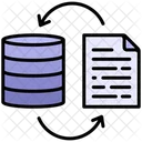 Datentransformation Datenbank ETL Symbol