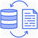 Datentransformation Datenbank ETL Symbol