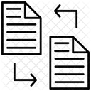 Daten Transformieren Synchronisieren Symbol