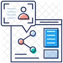 Datenubertragung Datensynchronisation Datenaustausch Symbol