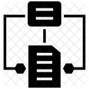 Datenubertragung Datensynchronisation Informationsaustausch Symbol