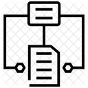 Datenubertragung Datensynchronisation Informationsaustausch Symbol