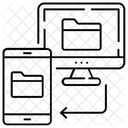 Datenubertragung Datenfreigabe Geratefreigabe Symbol