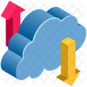 Cloud Computing Ubertragung Icon