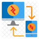 Datentransfer  Symbol