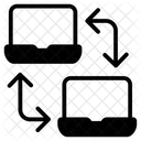 Datenubertragung Datenubermittlung Datenaustausch Symbol