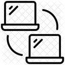 Datenubertragung Datenaustausch Datenfreigabe Symbol