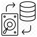 Datenubertragung Datenubermittlung Datenaustausch Symbol